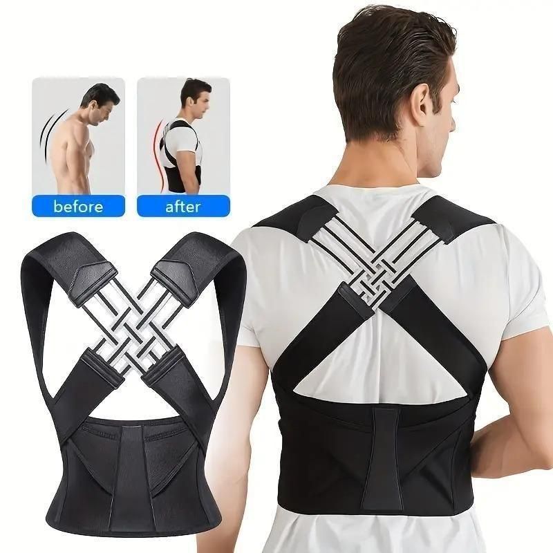 Adjustable Back Posture Corrector – Pain Relief Support Belt for Men & Women